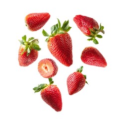 Strawberry isolated on white background 
