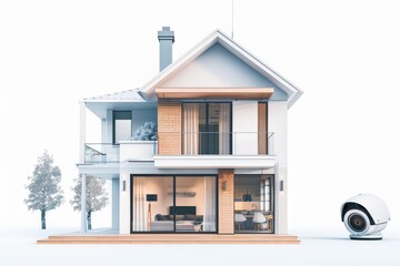 Wi-Fi 6 technology safeguards cameras in private settings, ensuring watchful security through detailed visual monitoring in connected environments.