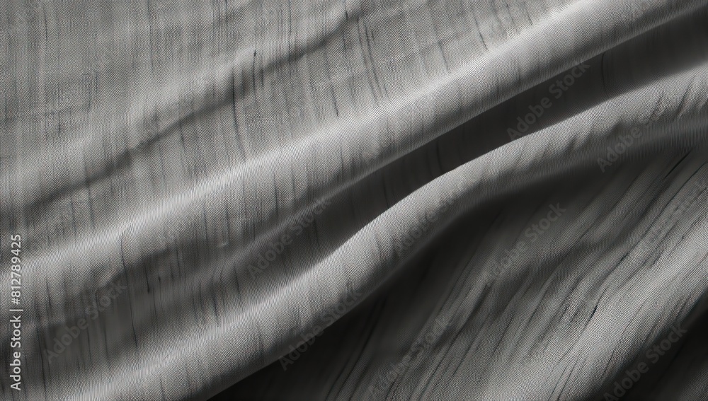 Poster a black fabric with a pattern of lines and swirls. the fabric is wrinkled and he is old