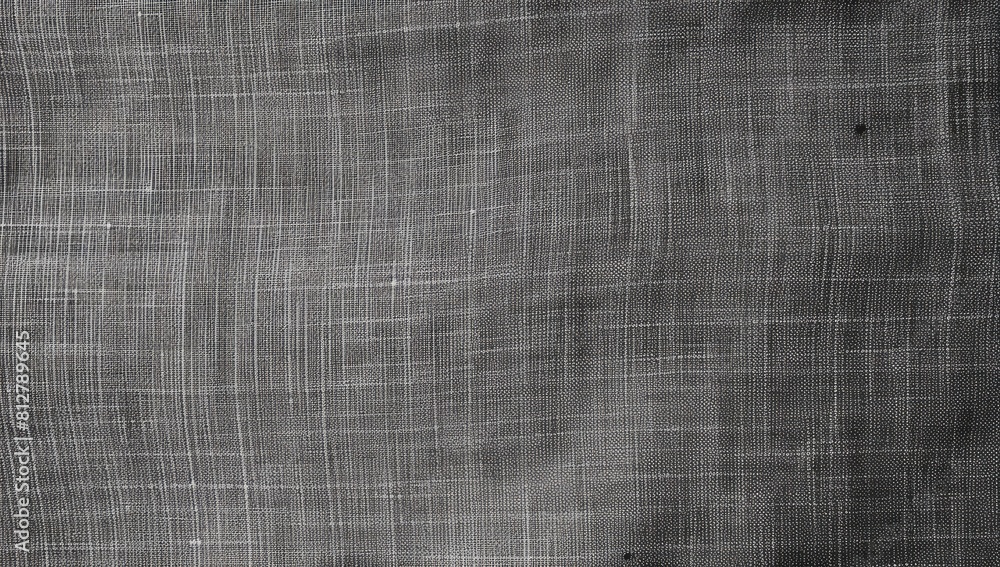 Poster a black fabric with a pattern of lines and swirls. the fabric is wrinkled and he is old