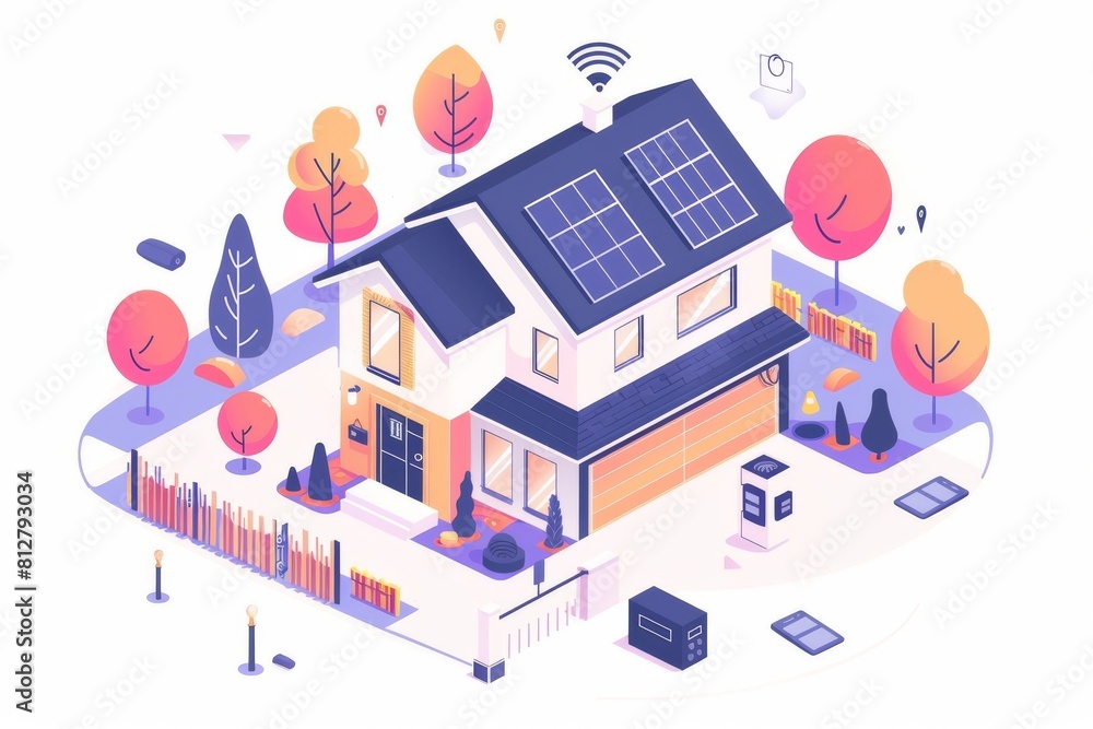 Poster smart home sensors ensure reliable private networking, safeguarded by enhanced wi-fi for on-point pr