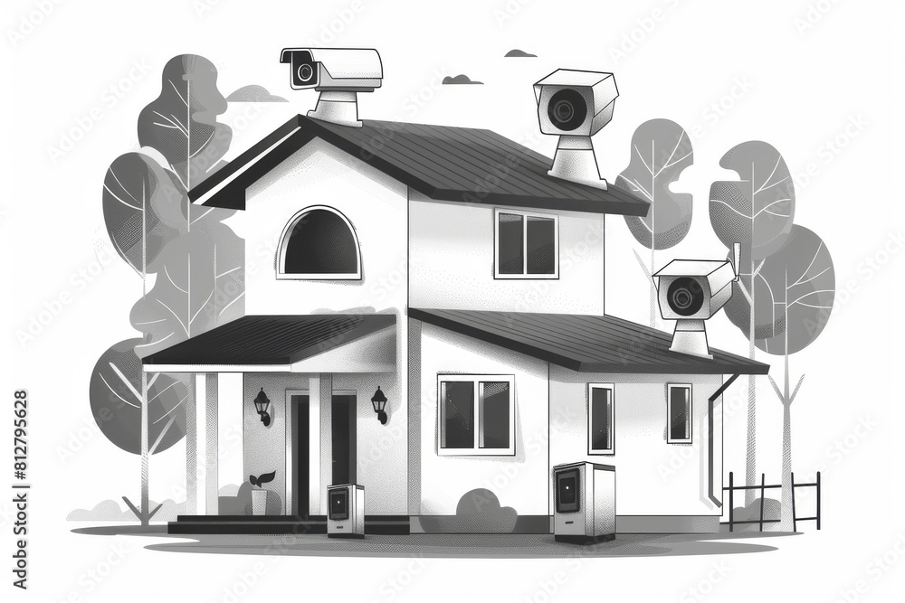 Aufkleber home automation networking in cctv systems supports motion graphics, ensuring sturdy wireless setups