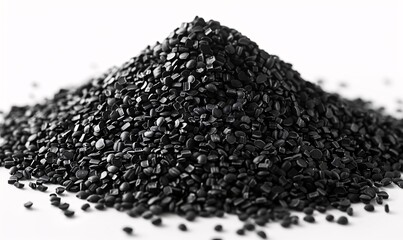 Pure Black Carbon Seed Beads