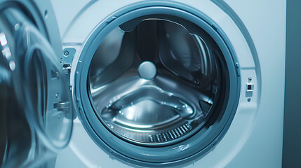 Washing Machine Empty Single, generative ai