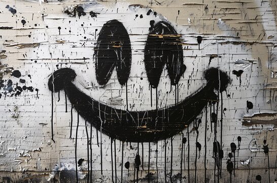 Satirical Graffiti Wall Art: Pop Culture Re-Imagined