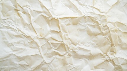Obraz premium A white crumpled paper texture