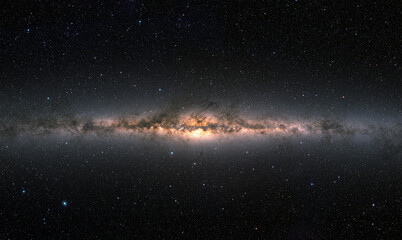 The universe is all of the galaxies and milky way 