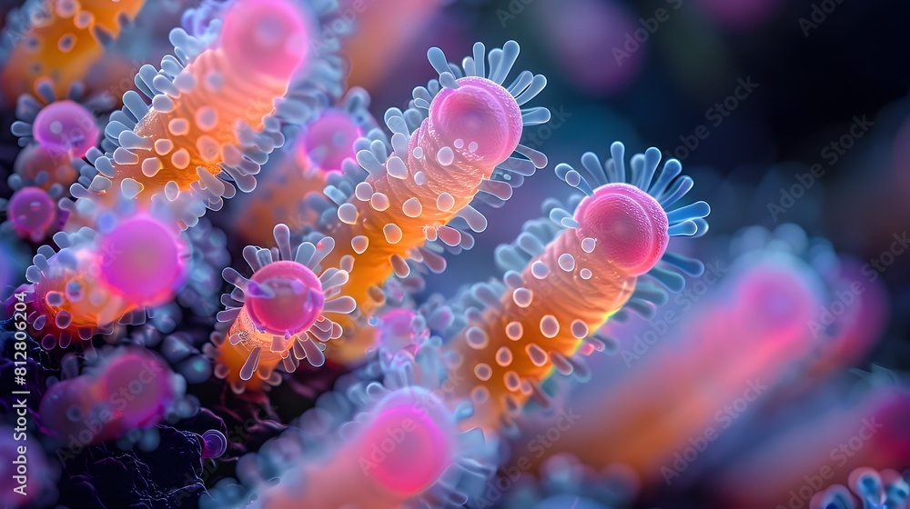 Poster vivid microscopic structures of intricate pathogenic organisms revealed through advanced electron mi