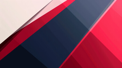 Minimalist American Flag Design A Patriotic Palette of Red White and Blue for Independence Day