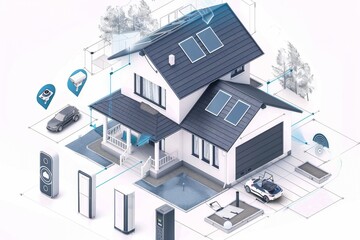 Obraz premium Robust surveillance in offices employs CCTV security systems with pressure mats for controlled access, ensuring building security with advanced video verification equipment.