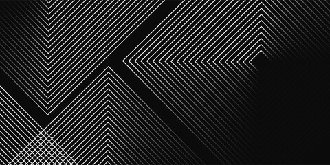 black wave lines on white background. Abstract wave element for design. Digital frequency track equalizer. Stylized line art background. Vector illustration. Wave with lines created using blend vector