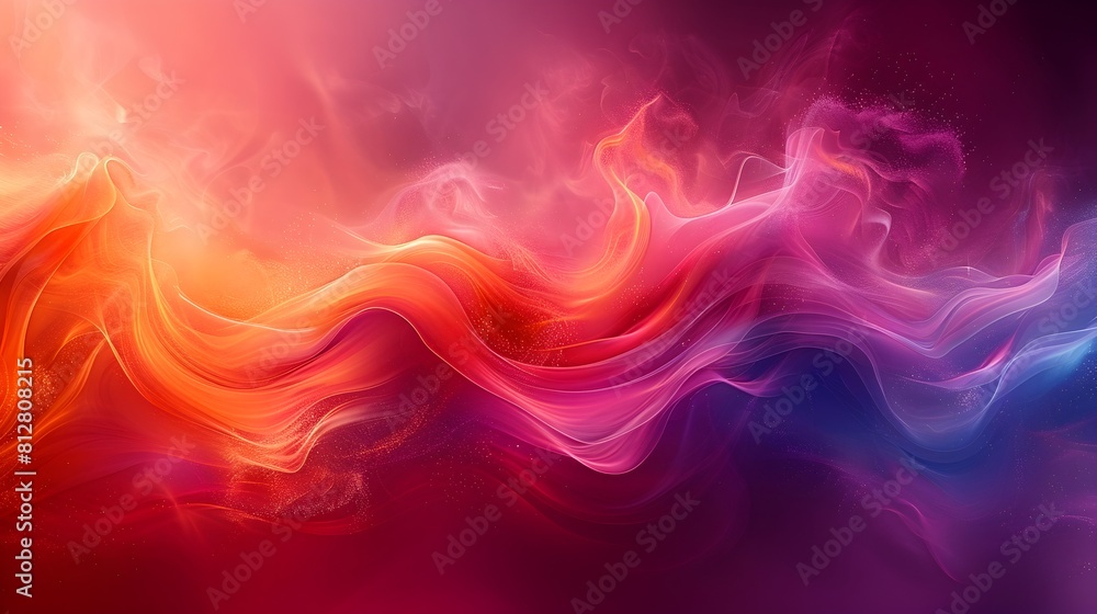 Aufkleber vibrant explosion of dynamic multicolored energetic abstraction with fluid kinetic movement and tran