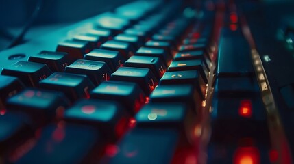 Obraz premium technology working business performance speed test broadband management internet quality typing keyboard to inspect speed test internet broadband technology then check quality performa : Generative AI