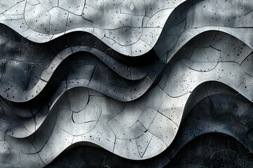 Abstract background with a relief pattern on the surface of the concrete