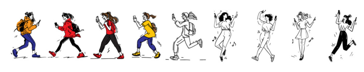Phone-Paced Promenade
