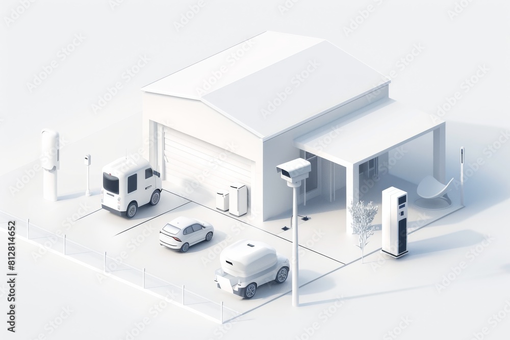 Poster cctv and security systems control surveillance through synchronization of devices, guarding with ele