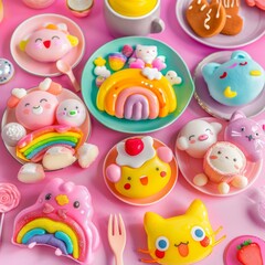 Sweet Dreamscape of Whimsical Desserts