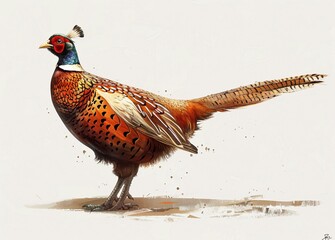 Vivid Peacock Portrait: Striking Detail and Color