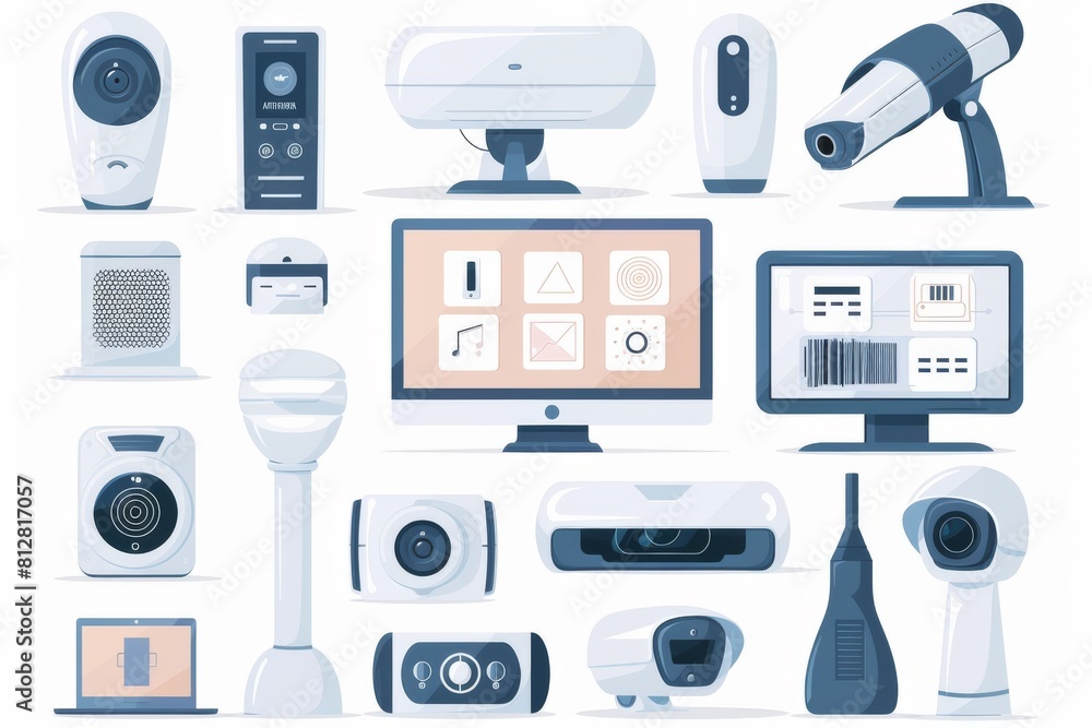 Poster cctv and security systems offer robust surveillance, managed electronically with synchronized device