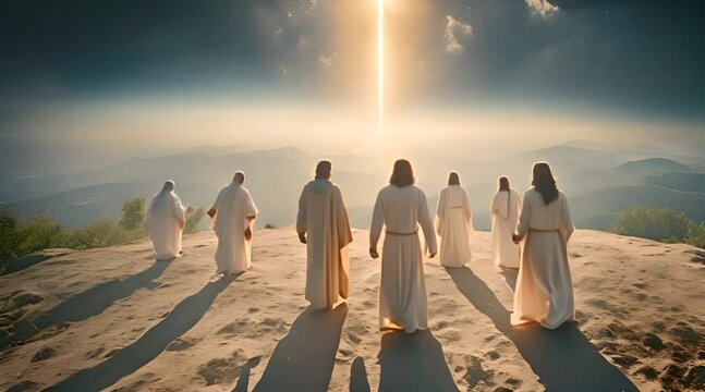 Glorious Ascension of Jesus, Celestial Realm Unveiling