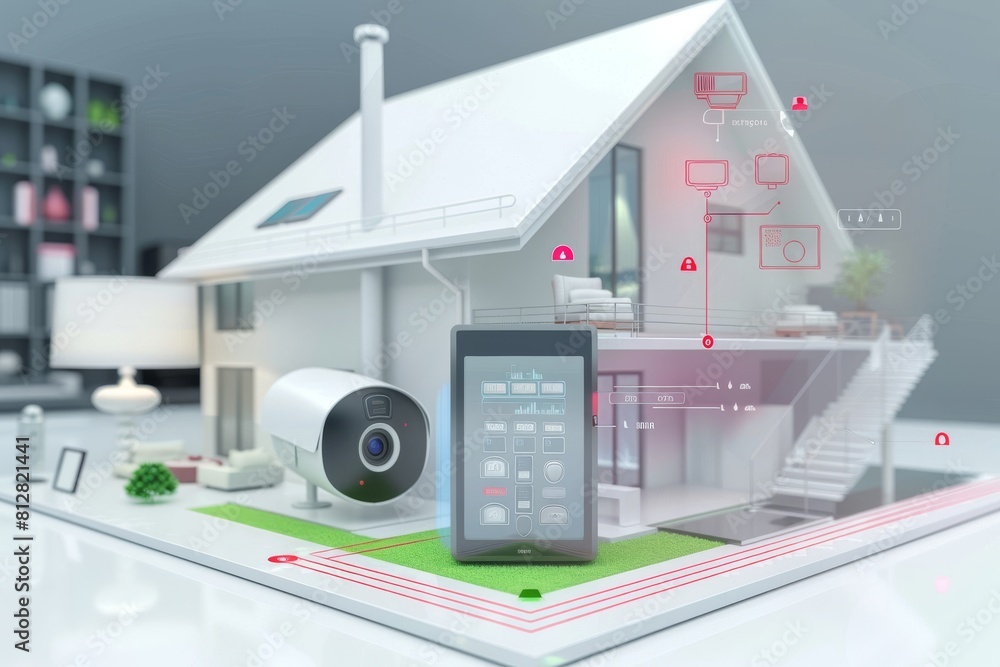 Poster security and surveillance managed through electronic control of cctv systems, utilizing synchronizat