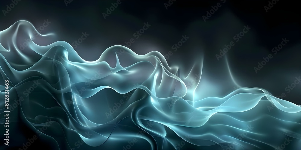Poster k abstract shapes and textures in high-quality on dark moody black background. concept abstract shap