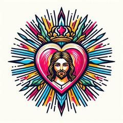 Fototapeta premium A colorful paper cutout with balloons and confetti image art photo used for printing illustrator.