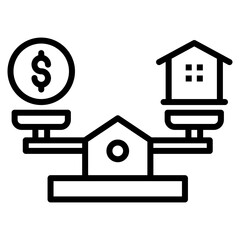 Financial Stability  Icon Element For Design