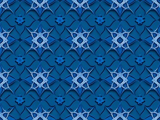 Fototapeta premium Abstract multicolored seamless pattern and texture with shapes for creative designs and background