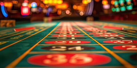 casino roulette table