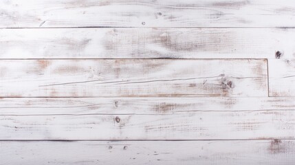 An aged white wooden background showing distinctive wood texture