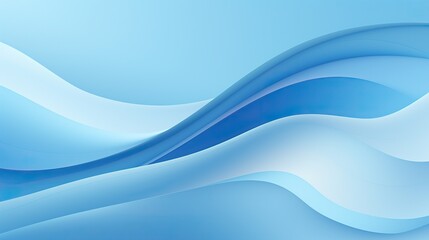 Abstract light blue wavy illustration background