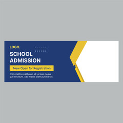 School banner vector design v1