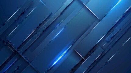 modern blue abstract background with elegant bright diagonal lines