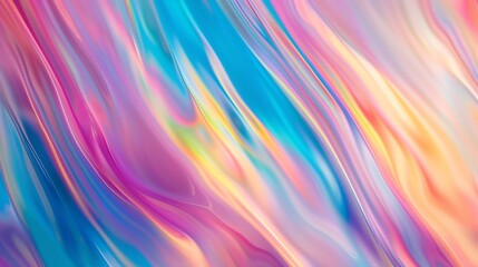 Fototapeta premium Blurry Abstract Background Colorful Gradient Marbled Texture Prism Glitch Effect Wavy Backdrop Distorted Macro : Generative AI