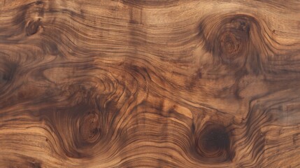 Fototapeta premium A mature walnut plank showing distinctively beautiful wood texture