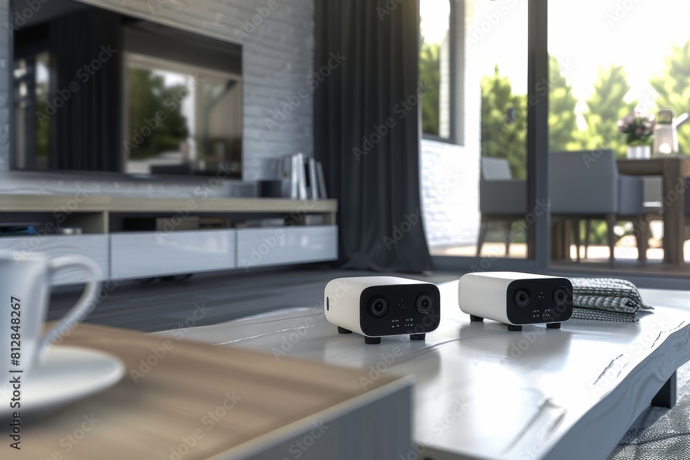 Poster smart alerts and depth of field in camera security systems enhance privacy, network monitoring, and 