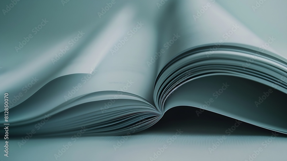 Poster clean page of magazine background mockup : generative ai