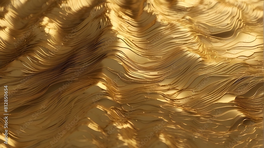 Poster background texture made of gold | generative ai