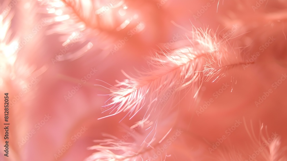 Poster color 2024 peach fuzz background : generative ai