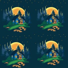 halloween night background