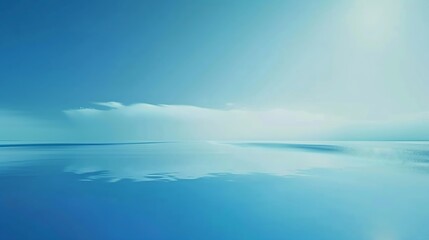 Smooth calm serene sky empty layout creative concept template outdoor freedom bright spiritual sky blue clean background : Generative AI