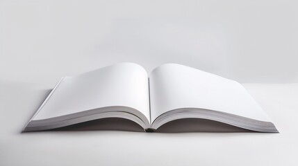 Fototapeta premium Blank catalog magazine book template with soft shadows Ready for your design : Generative AI