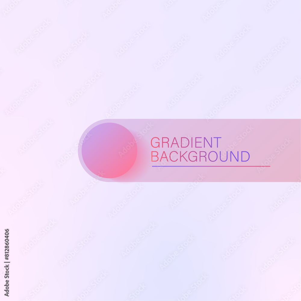 Wall mural minimalistic soft gradient background design.