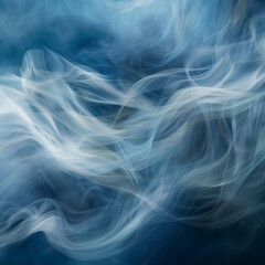 Abstract backdrop featuring a dreamy blue and white wave