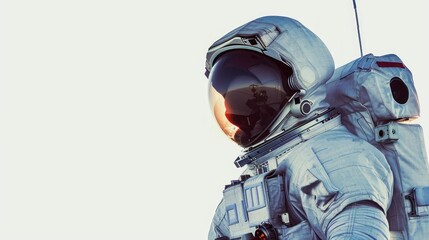 Astronaut on white background 
