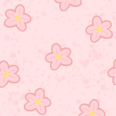 Abstract background pink flowers blooming