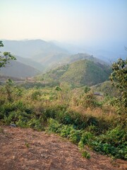 view from the top of the mountain