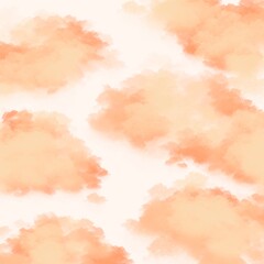 Orange cloud background