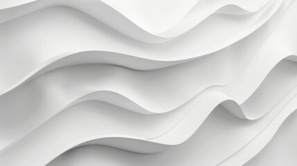 Minimal geometric abstract white background